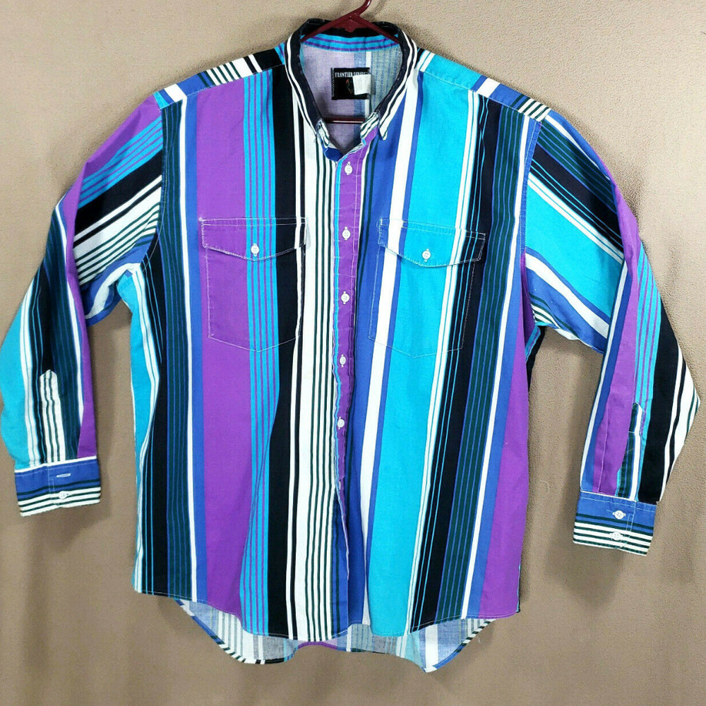 Mens Frontier Series Vintage Shirt sz XL